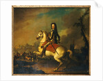 Portrait of King William III at the Battle of the Boyne in 1690 by Jan Wyck