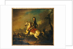 Portrait of King William III at the Battle of the Boyne in 1690 by Jan Wyck