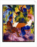 At the Garden Table, 1914 by August Macke