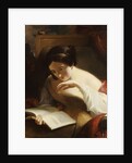 Portrait of a Girl Reading, 1842 by Thomas Sully