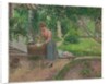 Washerwoman in the garden of Eragny, 1899 by Camille Pissarro