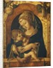 The Madonna and Child at a marble parapet by Carlo Crivelli