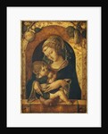 The Madonna and Child at a marble parapet by Carlo Crivelli