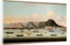 A View of Victoria, Hong Kong, with the Hulk H.M.S Princess Charlotte and American, British and French Shipping, c.1862 by School Chinese