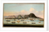 A View of Victoria, Hong Kong, with the Hulk H.M.S Princess Charlotte and American, British and French Shipping, c.1862 by School Chinese