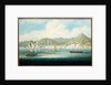 A View of Victoria, Hong Kong with British Ships and other Vessels, c.1850 by School Chinese