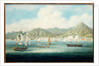 A View of Victoria, Hong Kong with British Ships and other Vessels, c.1850 by School Chinese