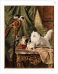 A Musical Interlude, 1897 by Henriette Ronner-Knip
