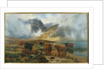 By Loch Treachlan, Glencoe, Morning Mists, 1907 by Louis Bosworth Hurt
