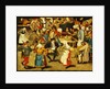 The Indoor Wedding Dance by Pieter the Younger Brueghel