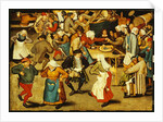 The Indoor Wedding Dance by Pieter the Younger Brueghel