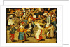 The Indoor Wedding Dance by Pieter the Younger Brueghel