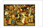 The Indoor Wedding Dance by Pieter the Younger Brueghel