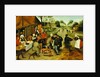 Peasants at a Roadside Inn, 17th century by P. the Younger Brueghel
