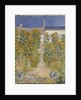 The Artist's Garden at Vetheuil, 1880 by Claude Monet