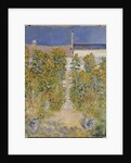 The Artist's Garden at Vetheuil, 1880 by Claude Monet