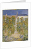 The Artist's Garden at Vetheuil, 1880 by Claude Monet