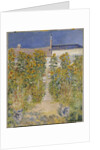The Artist's Garden at Vetheuil, 1880 by Claude Monet