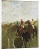 Jockeys at the Racecourse by Edgar Degas