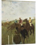 Jockeys at the Racecourse by Edgar Degas