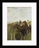 Jockeys at the Racecourse by Edgar Degas