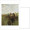 Jockeys at the Racecourse by Edgar Degas