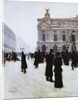 Outside the Opera, Paris, 1879 by Jean Beraud