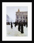 Outside the Opera, Paris, 1879 by Jean Beraud