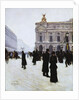 Outside the Opera, Paris, 1879 by Jean Beraud
