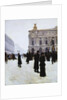 Outside the Opera, Paris, 1879 by Jean Beraud
