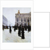 Outside the Opera, Paris, 1879 by Jean Beraud
