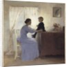 A Mother and Child in an Interior, 1898 by Peter Vilhelm Ilsted