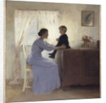 A Mother and Child in an Interior, 1898 by Peter Vilhelm Ilsted