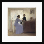 A Mother and Child in an Interior, 1898 by Peter Vilhelm Ilsted