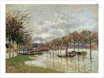 Flooding on the Road to Saint Germain, 1876 by Alfred Sisley