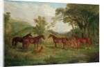 The Streatlam Stud, Mares and Foals, 1836 by John Frederick Herring Snr