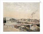 Boieldieu and Corneille bridges, 1898 by Camille Pissarro