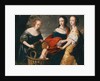 Allegorical portrait of three ladies and a child as The Finding of Erichthonius by Princess Louise Hollandine of the Rhine