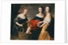 Allegorical portrait of three ladies and a child as The Finding of Erichthonius by Princess Louise Hollandine of the Rhine