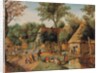 Mealtime in the country by Pieter the Younger Brueghel
