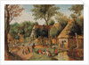 Mealtime in the country by Pieter the Younger Brueghel