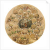 Montage marking the occasion of the Emperor Alexander II's Silver Wedding Jubilee, 1866 by Mihaly von Zichy