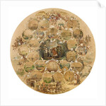 Montage marking the occasion of the Emperor Alexander II's Silver Wedding Jubilee, 1866 by Mihaly von Zichy