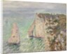 L'Aiguille and the Porte d'Aval, Etretat, 1886 by Claude Monet