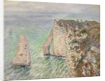 L'Aiguille and the Porte d'Aval, Etretat, 1886 by Claude Monet