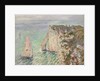 L'Aiguille and the Porte d'Aval, Etretat, 1886 by Claude Monet