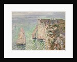 L'Aiguille and the Porte d'Aval, Etretat, 1886 by Claude Monet