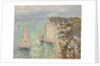 L'Aiguille and the Porte d'Aval, Etretat, 1886 by Claude Monet