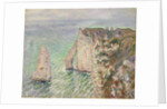 L'Aiguille and the Porte d'Aval, Etretat, 1886 by Claude Monet
