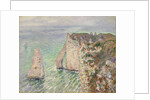 L'Aiguille and the Porte d'Aval, Etretat, 1886 by Claude Monet